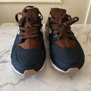 Denim & brown Huarraches